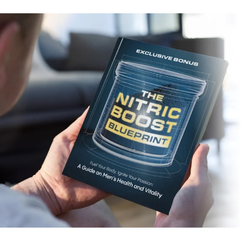 Nitric Boost Ultra Men's Wellness Supplement Bottle (Free Bonus #1)